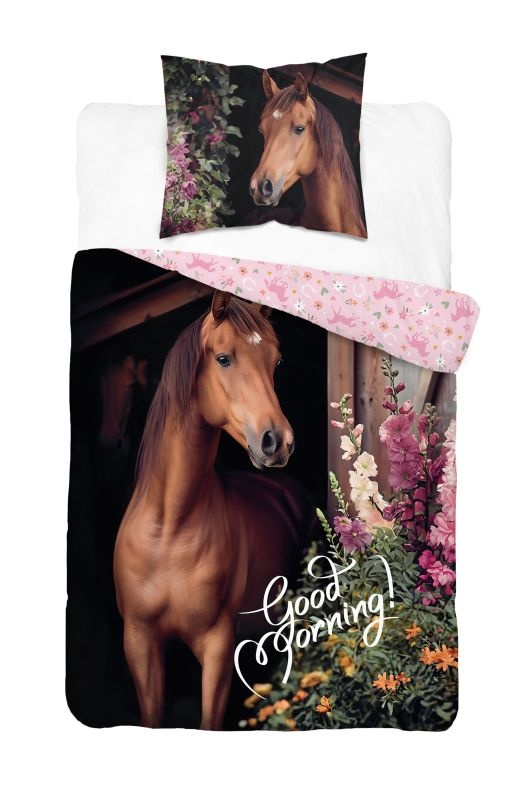 Povlečení Kůň dobré ráno 140/200, 70/80