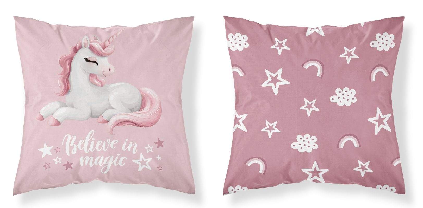 Povlak na polštářek Jednorožec Believe 40/40