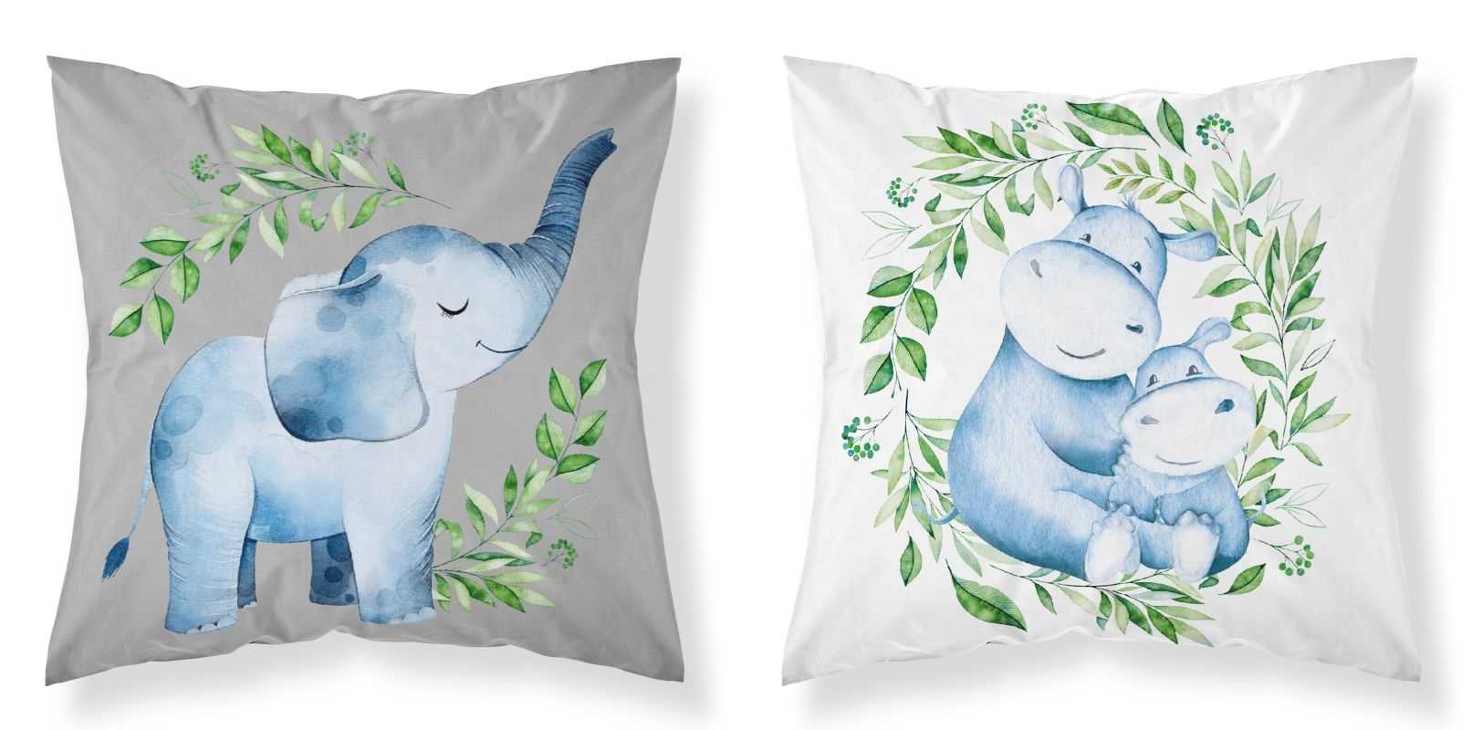 Povlak na polštářek Slon šedá 40/40