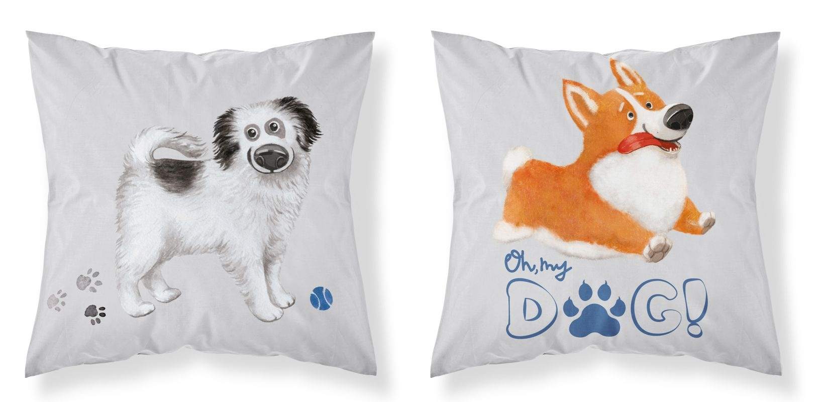 Povlak na polštářek Pejsci 40/40