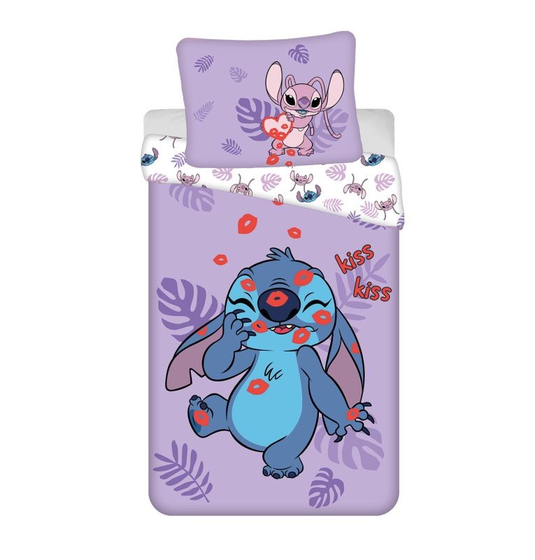 Povlečení Lilo and Stitch Kiss 140/200, 70/90