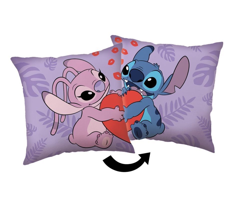 Polštářek Lilo and Stitch Kiss 40/40