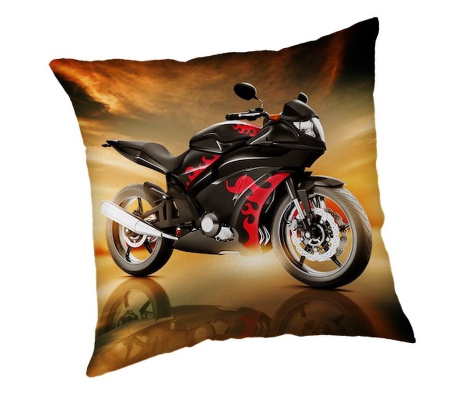 Polštářek Motorka red 40/40