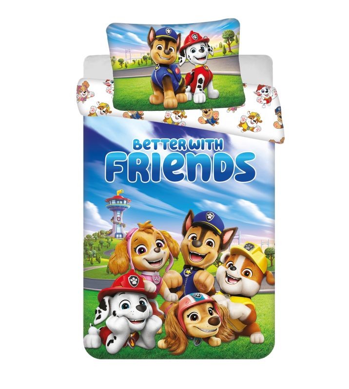 Povlečení do postýlky Paw Patrol PP553 baby 100/135, 40/60