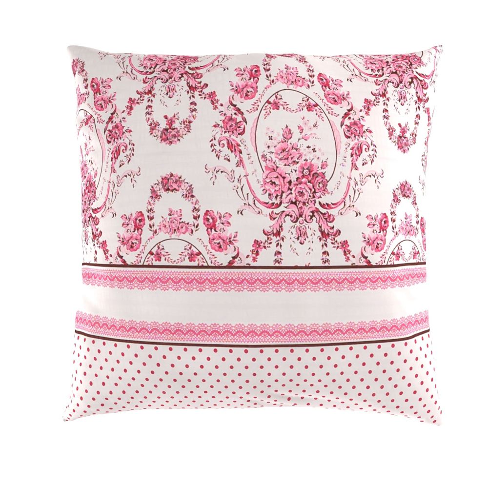 KREP Povlak na polštářek SPRING ROSE 40/40