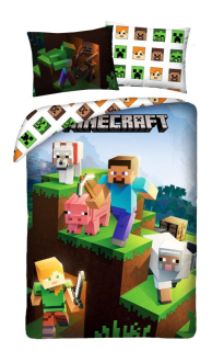 Povlečení Minecraft Farma animals 140/200, 70/90