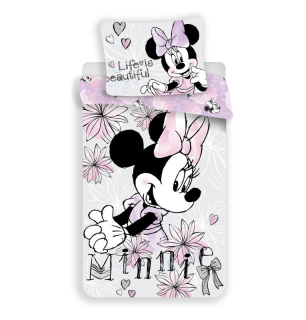 Povlečení Minnie Grey 140/200, 70/90