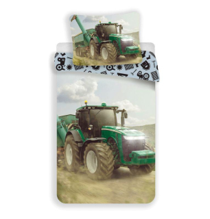 Povlečení Traktor green 140/200, 70/90