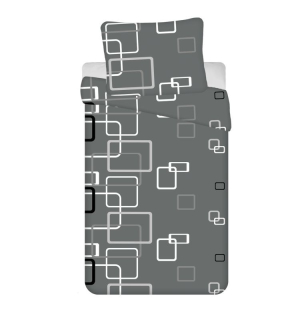 3D Povlečení Kostky šedé micro 140/200, 70/90